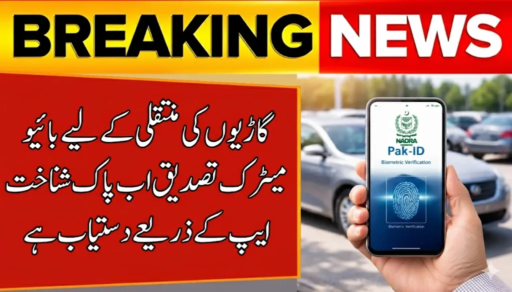 Biometric Verification for Vehicle Transfers